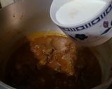 A picture of step 5 of Beef Aloo gosht.