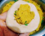 A picture of step 5 of Chana dal puri.