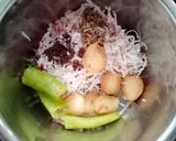 A picture of step 2 of Beetroot Pachadi.