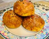 A picture of step 4 of Cottage Cheese and Cheddar Buns.
