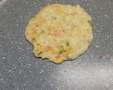 A picture of step 7 of Oats and vegetable pancakes.
