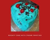 A picture of step 19 of Bounty cake with cream frosting (without oven).