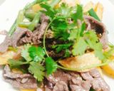 Hình bước làm 3 của món Bò xào khoai tây