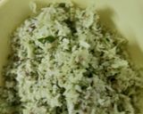A picture of step 2 of Coconut Rice.