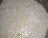 A picture of step 2 of Lachha Paratha.