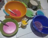 Foto langkah ke 5 dari resep Lapis pepe rainbow.