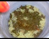 A picture of step 3 of Mutton minced speghetti.