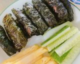 A picture of step 2 of Bò lá lốt.