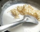 A picture of step 2 of Maggi Basundi.