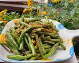 Hình bước làm 2 của món Đậu đũa xào