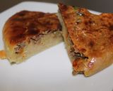 A picture of step 4 of Qeema Naan.