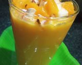केसर बदाम मँगो मिल्क शेक (kesar badam mango milk shake recipe in marathi) रेसिपी स्टेप 3 फोटो 