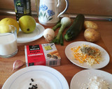 Foto del paso 1 de la receta: Canelones gratinados de crema de morcilla, con puré de calabacín