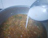 A picture of step 4 of Veg Manchow soup.