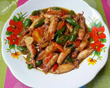 Foto langkah ke 2 dari resep Cumi asin cabe ijo.