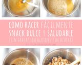 Foto del paso 2 de la receta: Espectacular snack saludable sin azúcar, sin gluten, sin grasa. Nutritivo, delicioso y fácil de hacer!