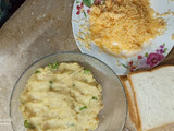 Cheese ball in bread
