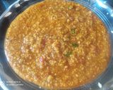 A picture of step 3 of Namkeen daliya.