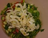 A picture of step 2 of Salad sweet sour.