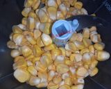 A picture of step 2 of Potato Corn Balls.😋😋😋.