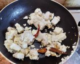 A picture of step 3 of Coconut Paneer.