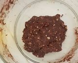 Foto langkah ke 1 dari resep 5.Oat chocolate cookies🍪💕 (Teflon + Takaran sendok + No mixer).