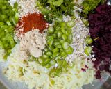 A picture of step 2 of Oat vegetable tikki.