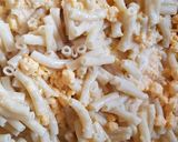 A picture of step 7 of Macaroni and cheese.