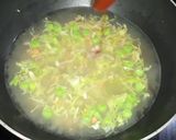 A picture of step 2 of Maggi soup.