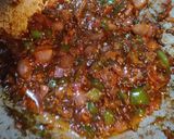 A picture of step 2 of Chilli paneer street style.