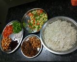 A picture of step 12 of #tiffin box# shahi veg biryani pulao.