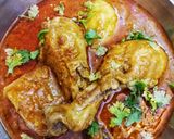 A picture of step 7 of Alo chicken gravy.
