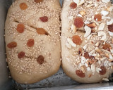 A picture of step 4 of Brown Bread#Theme Challenge.