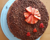 Foto del paso 8 de la receta: Bizcocho de chocolate con crema de queso y nata