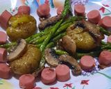 Foto del paso 10 de la receta: Papines, hongos y espárragos a la manteca