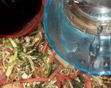 A picture of step 15 of Veg and chicken biryani platter.