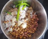 A picture of step 3 of Roasted Chana dal chutney.