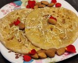 A picture of step 16 of Almond Khoya Sweet Paratha (बदाम खवा पोळी).