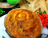 A picture of step 4 of Aam Chunda or Sweet Mango pickle.