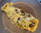 Foto del paso 4 de la receta: Tortilla de calabacín y morcilla de Burgos