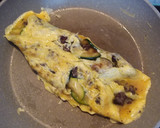 Foto del paso 4 de la receta: Tortilla de calabacín y morcilla de Burgos