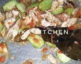 Foto langkah ke 2 dari resep Nasi bakar ayam suwir pete.