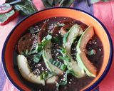 Foto del paso 11 de la receta Sopa de alubias negras con tofu y aguacate