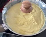 A picture of step 2 of Surati sev khamani.