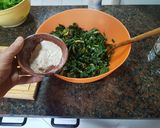 Foto del paso 3 de la receta: Tortilla de Hojas de Brócoli