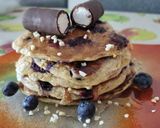 Áfonyás zabpalacsinta 🫐🥞 recept fázis 4 fotója