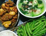 Hình bước làm 4 của món Gà ta kho gừng