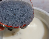 Foto langkah ke 2 dari resep Pudding Selasih with Fiber Creme.