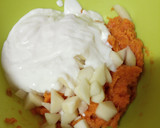 Foto del paso 2 de la receta: Bizcocho de boniato, pera y canela. Sin levadura