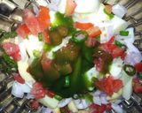 A picture of step 3 of Khati mithi chaat.